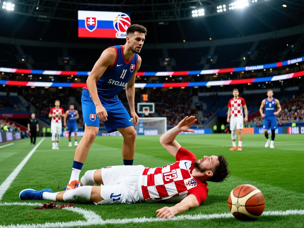 斯洛伐克队在客场与克罗地亚对决,最终-失利 第2张