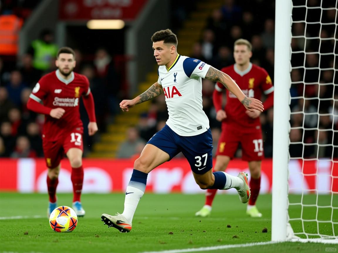 英超-维尔茨助攻伊萨克破门+伤退利物浦2-1九人热刺  第2张